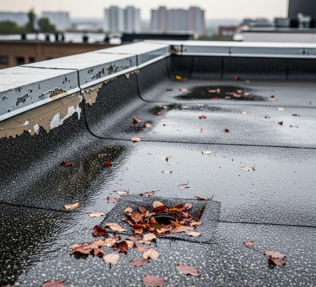 Daklekkage In De Herfst Bladel