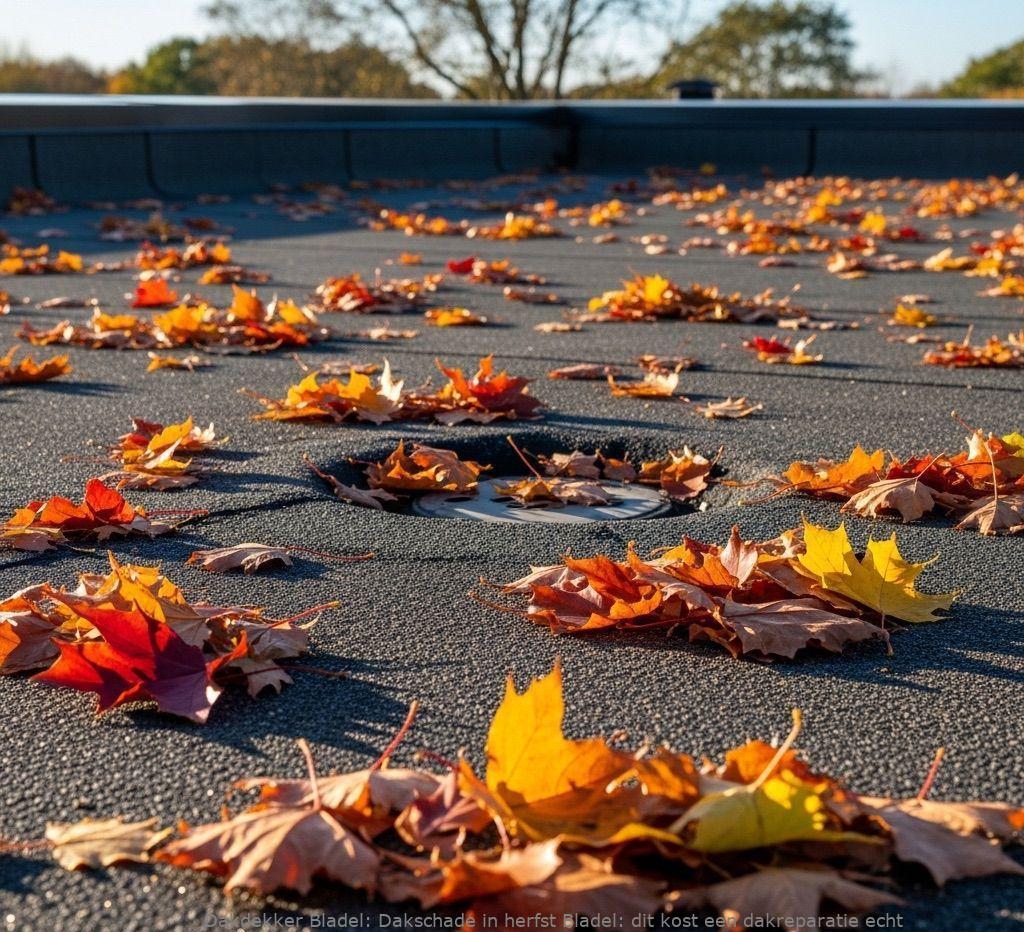 Dakschade In Herfst Bladel